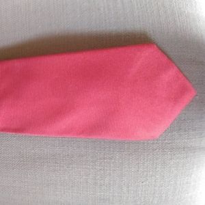 Vintage Burberry Red Silk tie